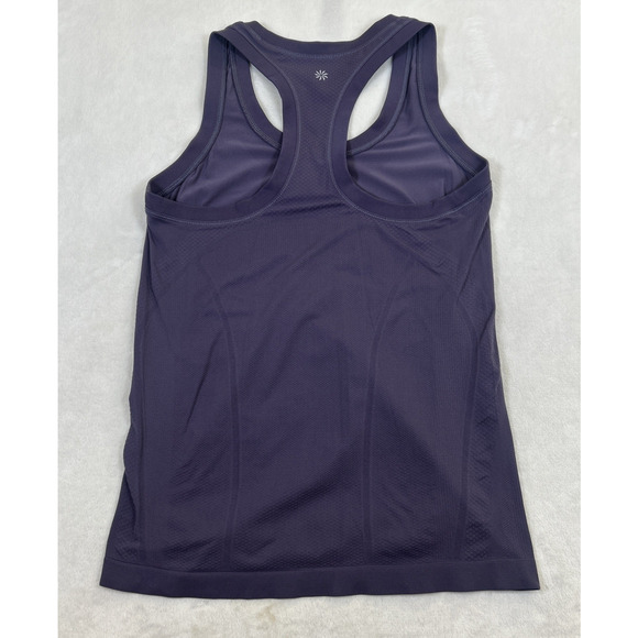 ATHLETA Momentum Seamless Tank Top No Size Purple Running Workout Shirt Charity - Picture 4 of 5